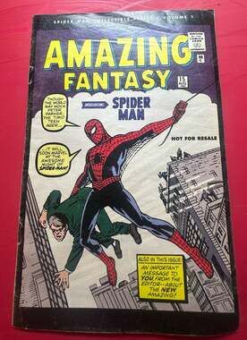 1990 Impel Marvel "Most Valuable Comic" 1962 Amazing Fantasy #15 - Card #126